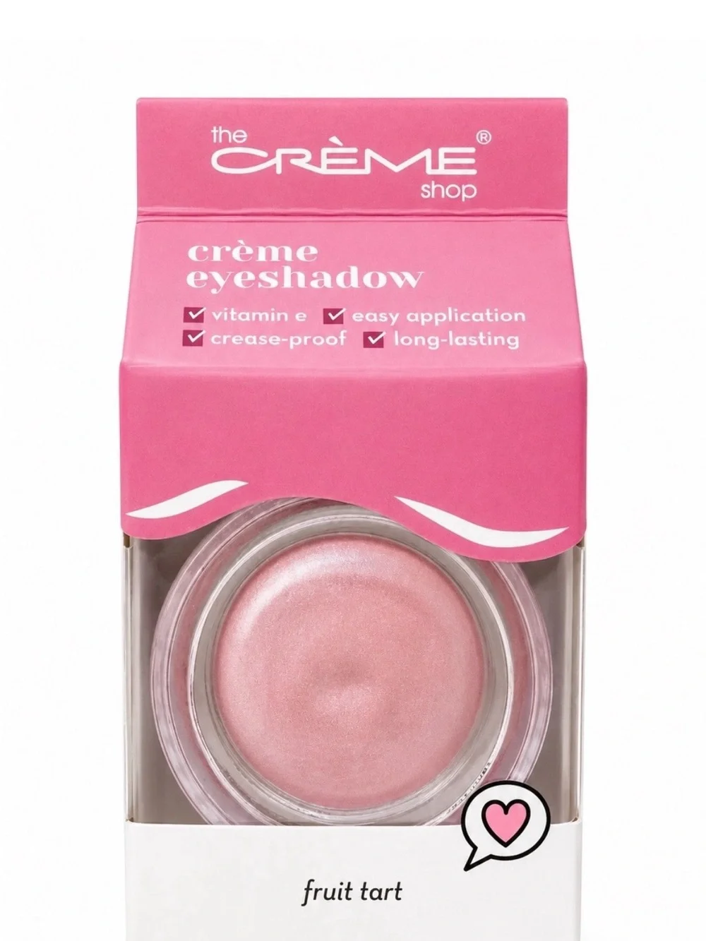 The Crème Shop Fruit Tart Crème Eyeshadow — Soft Pink